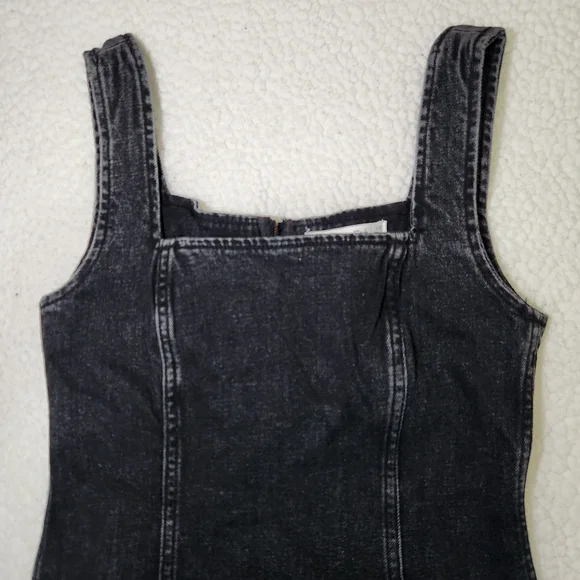 Abercrombie Denim Midi Dress NWT XSP - Picture 2 of 7